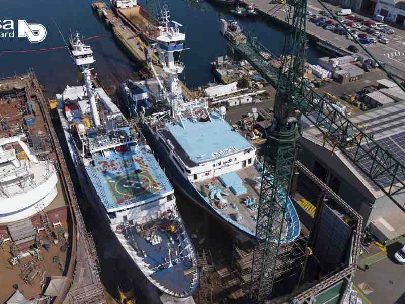 Nodosa Shipyard Busy Repairing EPO Purse Seiners